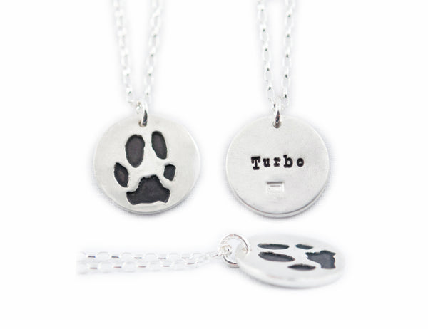 Paw Print Trail Necklace | Layers By Design